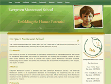Tablet Screenshot of emsmontessori.org